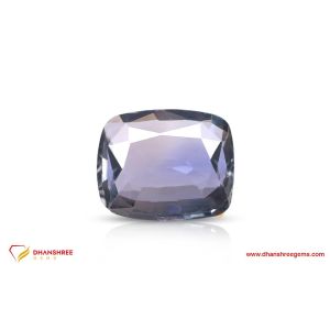 Blue Sapphire (Neelam) - front view