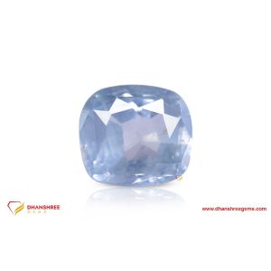 Blue Sapphire (Neelam) - front view