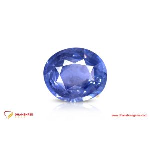 Blue Sapphire (Neelam) - front view