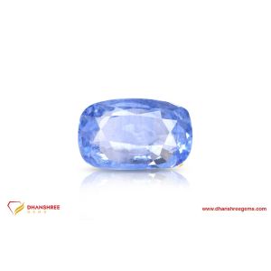 Blue Sapphire (Neelam) - front view