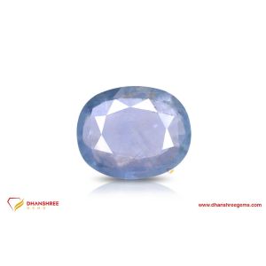 Blue Sapphire (Neelam) - front view
