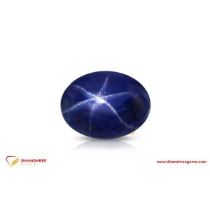 Blue Sapphire (Neelam) - front view