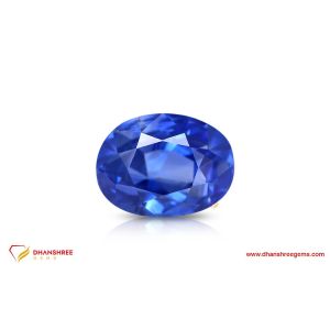 Blue Sapphire (Neelam) - front view