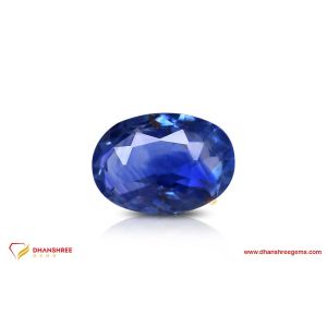 Blue Sapphire (Neelam) - front view