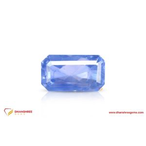Blue Sapphire (Neelam) - front view