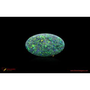 Black Fire Opal - front view