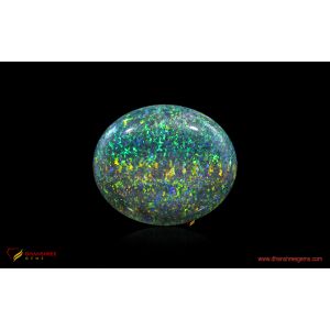 Black Fire Opal - front view
