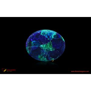 Black Fire Opal - front view