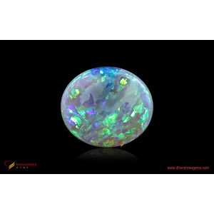 Black Fire Opal - front view