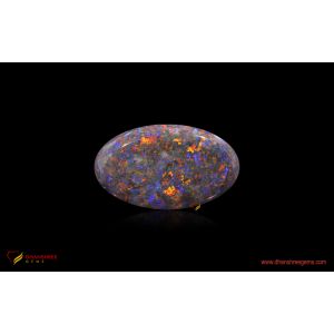 Black Fire Opal - front view