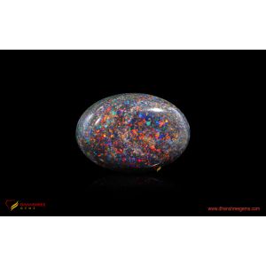 Black Fire Opal - front view