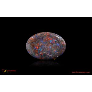 Black Fire Opal - front view