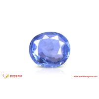 Blue Sapphire (Neelam) - front view
