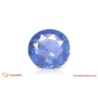 Blue Sapphire (Neelam) - front view