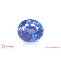 Blue Sapphire (Neelam) - front view