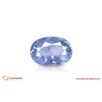 Blue Sapphire (Neelam) - front view