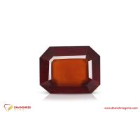Hessonite Garnet (Gomed) - front view