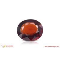 Hessonite Garnet (Gomed) - front view