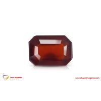 Hessonite Garnet (Gomed) - front view