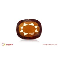 Hessonite Garnet (Gomed) - front view