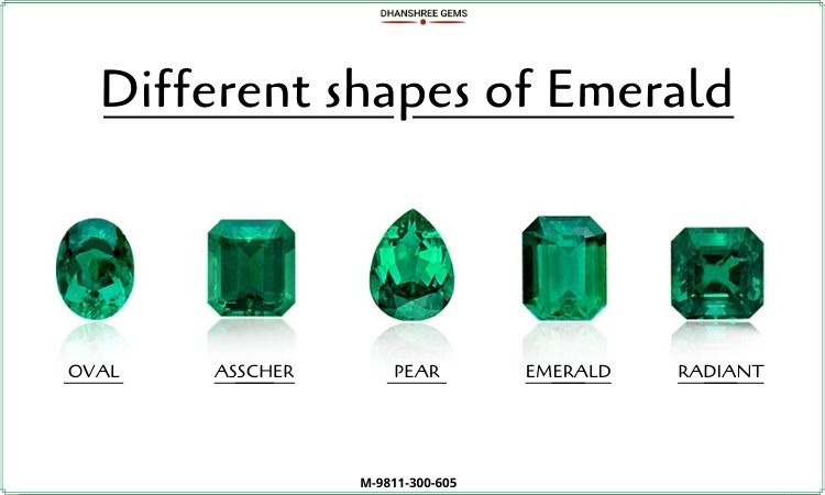 Emerald Stone Shapes