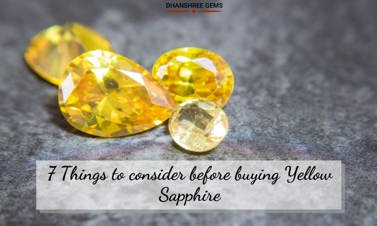 Yellow Sapphire Buying Guide