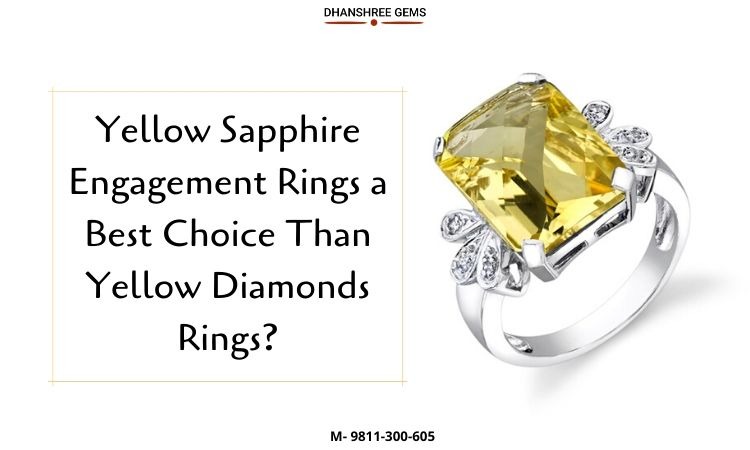 Yellow Sapphire Engagement Ring